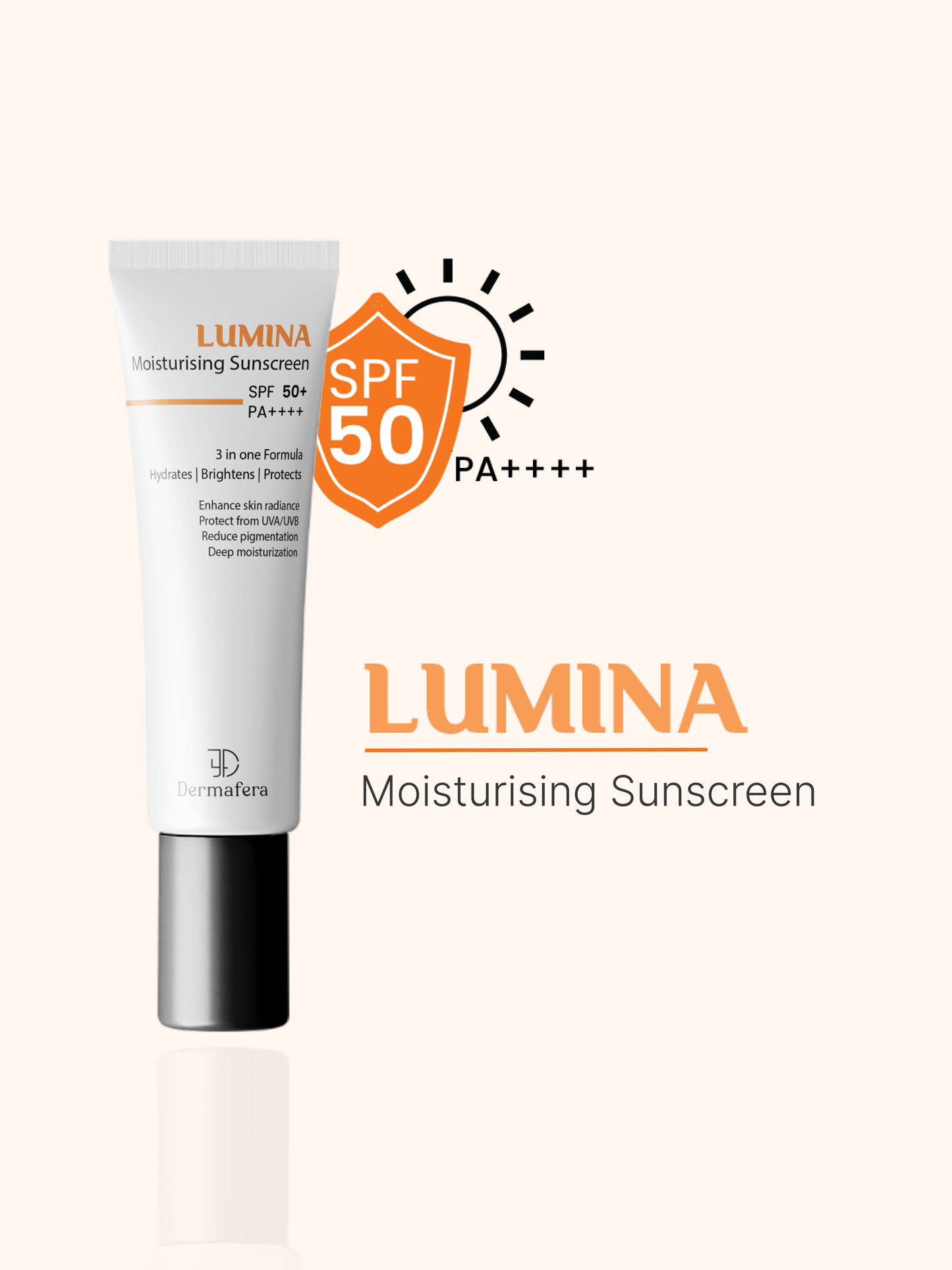 Dermafera Lumina Moisturising Sunscreen