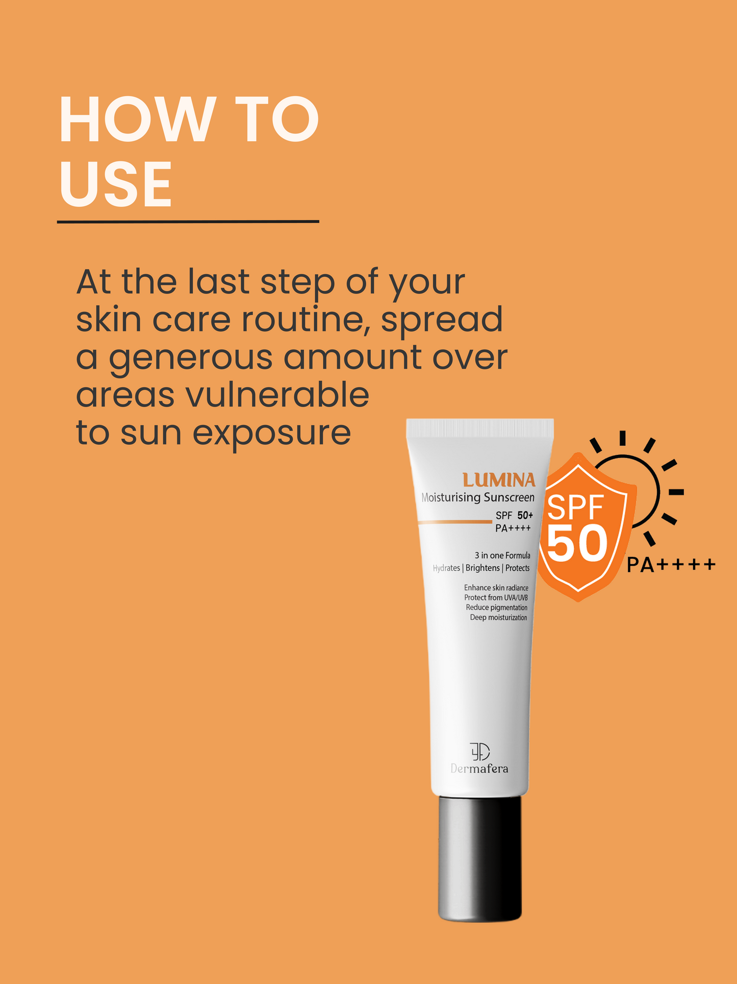 Dermafera Lumina Moisturising Sunscreen